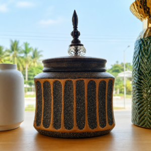 Decorative Jar with Lid