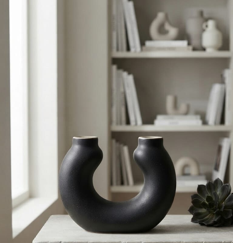 HALF RING VASE